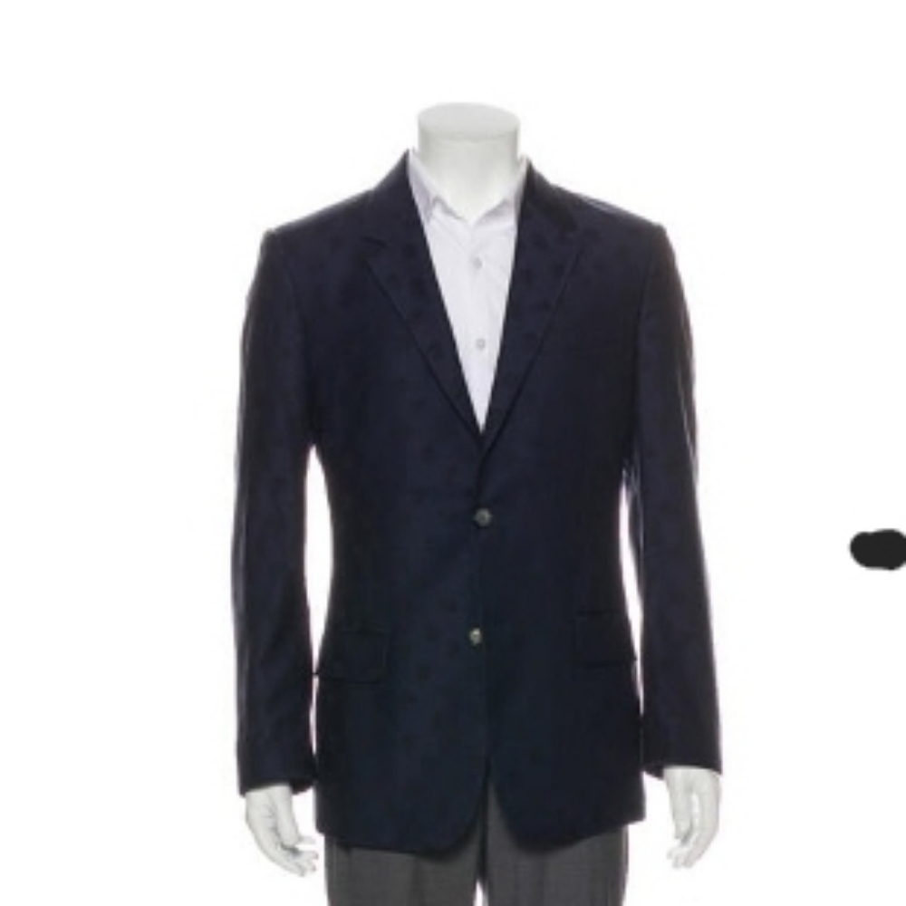 Alexander Mcqueen Skull Jacquard Blazer 40R